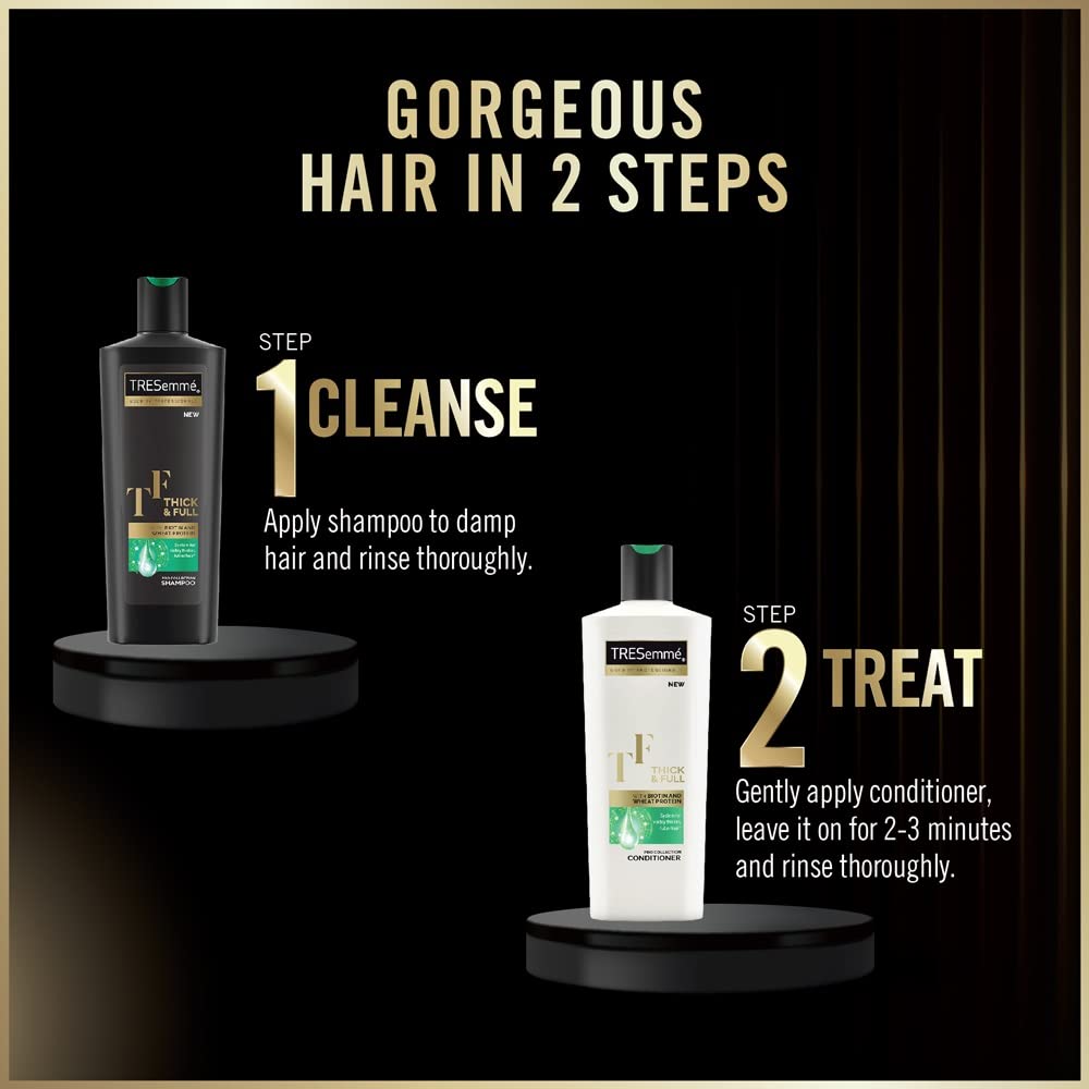 TRESemme Thick & Full Conditioner, with Biotin and Wheat Protein
