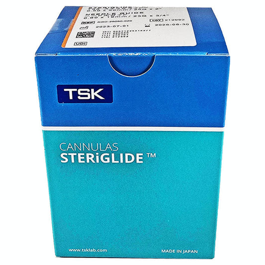 SteriGlide Dermal Filler MicroCannulas Needles 25 Gauge X 2 Inch, 20/Box