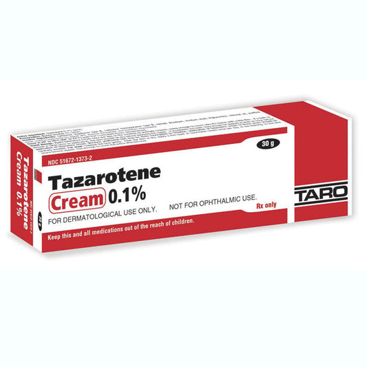 Tazarotene Cream 0.01%, 30 gram (RX)