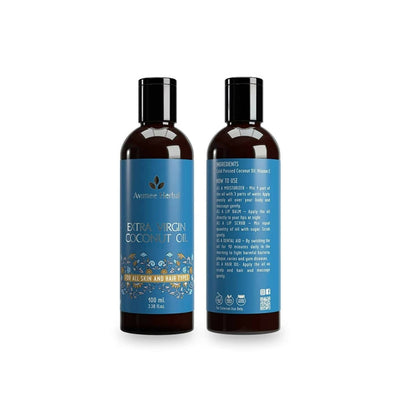 Avimee Herbal Extra Virgin Coconut Oil For Winters, Moisturizes Skin & Hair