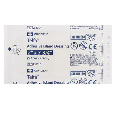 Telfa Adhesive Island Dressing 2 x 3.75 inches, Sterile
