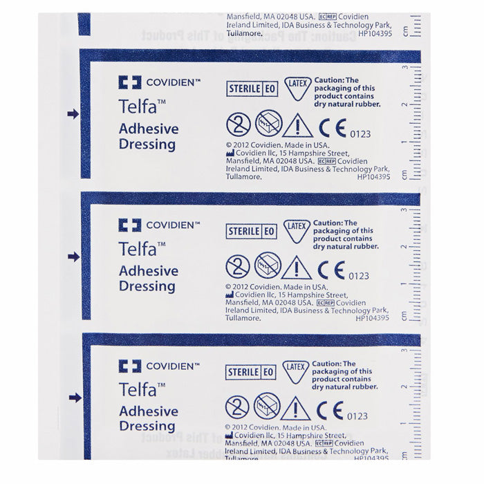 Telfa Adhesive Island Dressing 3 x 4 inches, Sterile