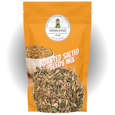 Roasted salted seeds mix by himkhand 200 gram pack