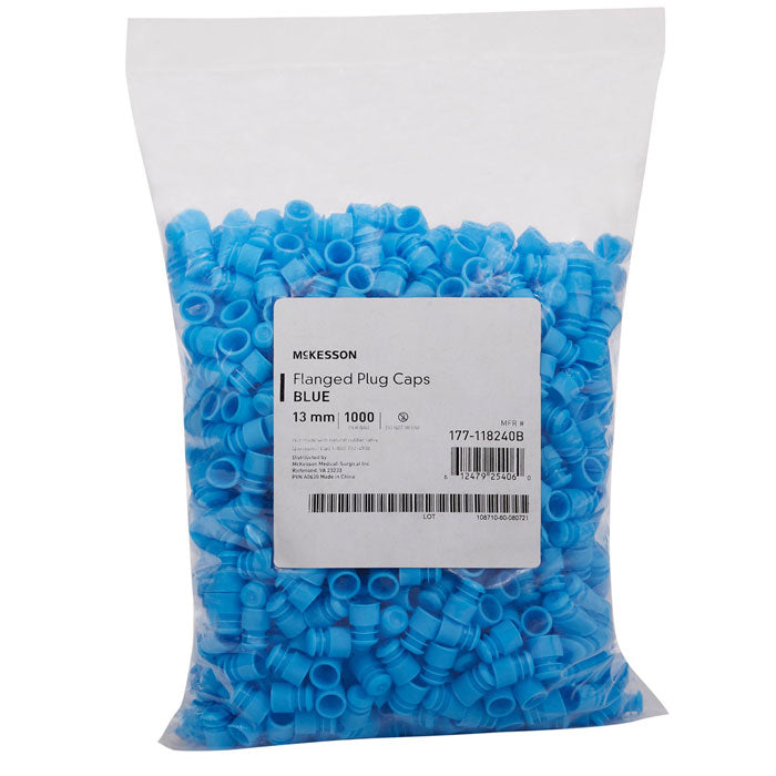 Blood Test Tubes Closure Polyethylene Flanged Plug Caps 13 mm For Use with 13 mm Blood Drawing Tubes