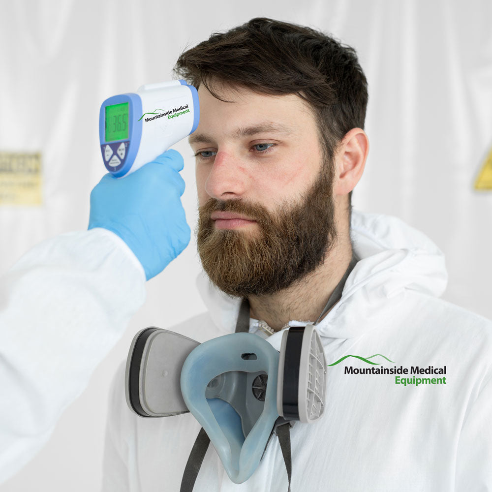 Non-Contact Infrared Thermometer, Displays Celsius Temperature, Can Switch to Fahrenheit