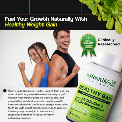 Health Veda Organics Healthy Gain Tablets