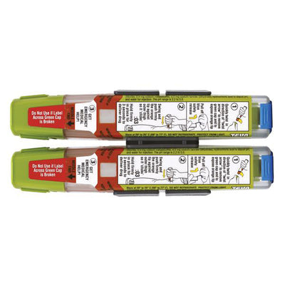 Epinephrine (Generic Epipen) Auto-Injector Pens 0.15 mg (2 Auto-Injectors + 1 Trainer)