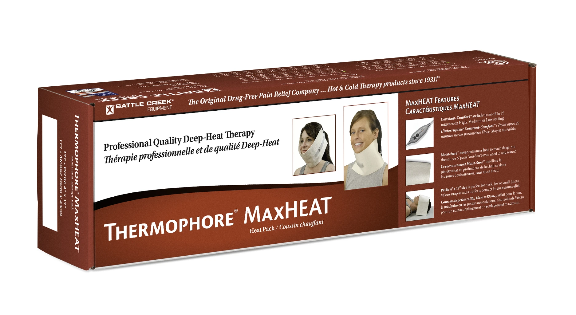 Thermophore MaxHEAT Moist Heat Pack (Model 177) Petite (4" x 17")