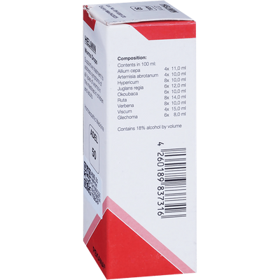 Adel Homeopathy 50 Helmin Worms Drop