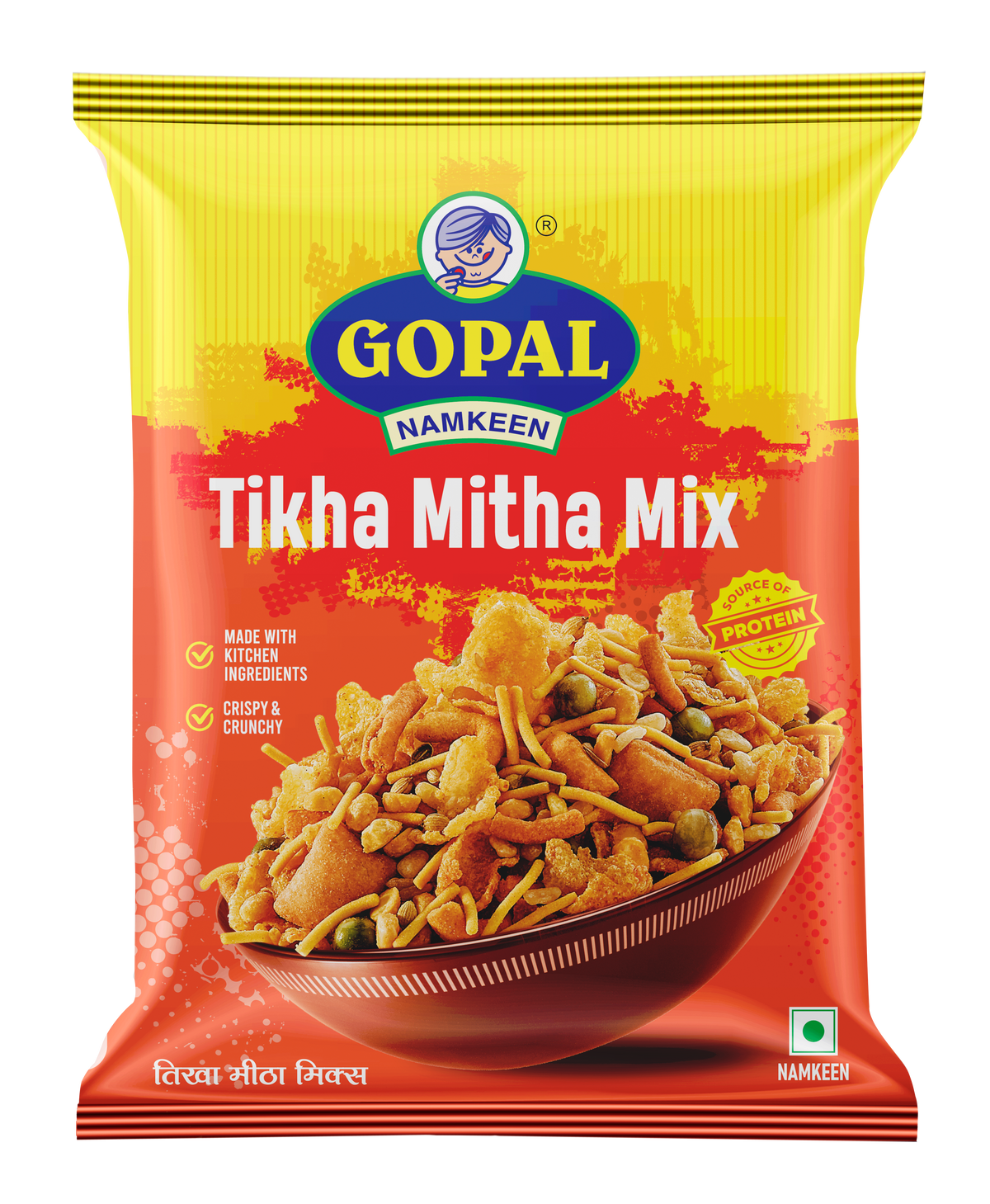 Gopal Namkeen Tikha Mitha Mixture Namkeen - 250 gms