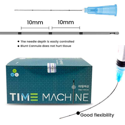 Microcannula Needle for Fillers 25 Gauge x 1 1/2" Flexible with Blunt Tip, 50/Box