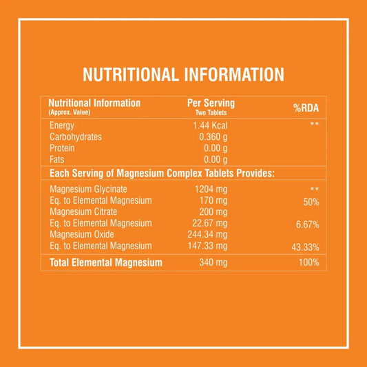 Boldfit Magnesium Complex 824mg Tablets