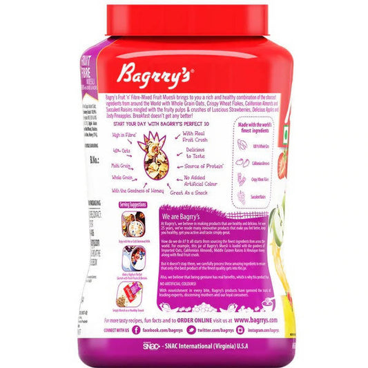Bagrry's Fruit 'n Fibre Muesli with Mixed Fruit