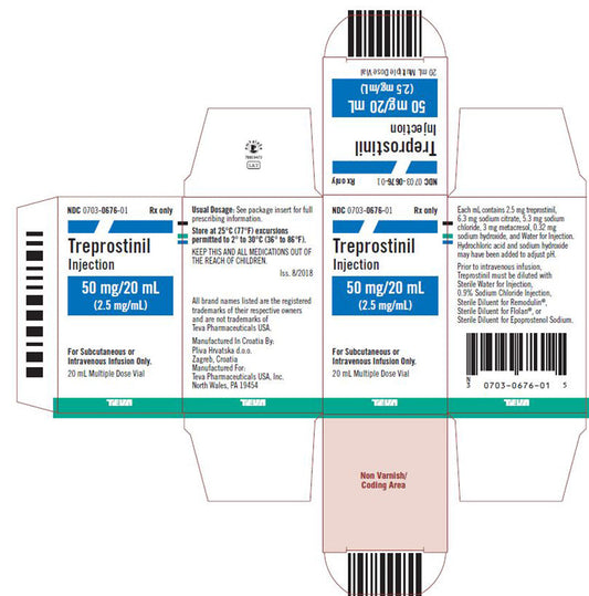 Treprostinil Injection 2.5mg/mL Multiple-Dose Vial 20 mL