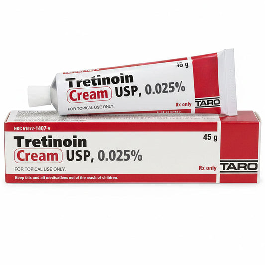 Tretinoin Cream 0.025% Tube 45 gram (Rx)