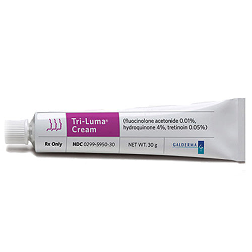 Tri-Luma Cream (Fluocinolone 0.01%, Tretinoin 0.05%, Hydroquinone 4%) 30 gram Tube **Refrigerated (RX)
