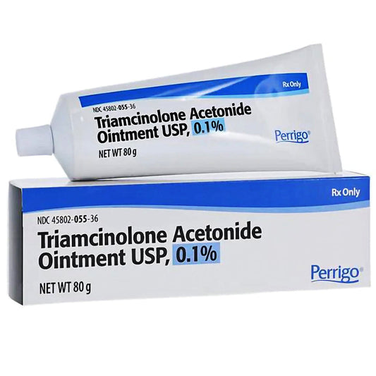 Triamcinolone Acetonide Ointment 0.1% 80 Gram Tube