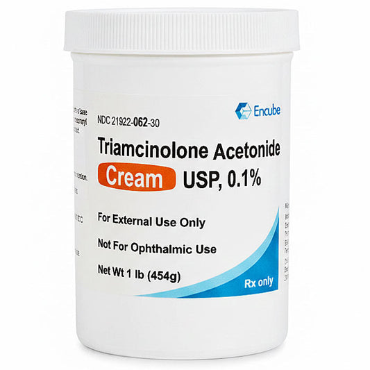 Triamcinolone Acetonide Cream 0.1% Jar 454 grams