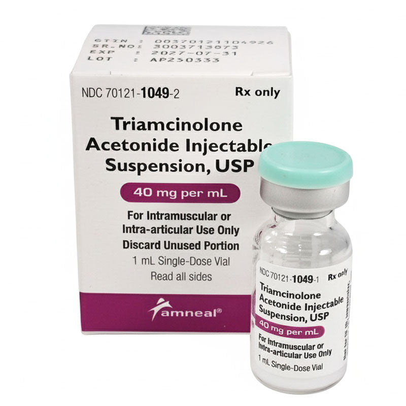 Triamcinolone Acetonide Injection 40 mg Per 1 mL, Single-Dose Vial (Rx)