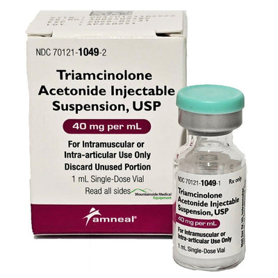 Triamcinolone Acetonide Injection 40 mg Per 1 mL, Single-Dose Vial (Rx)