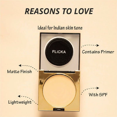 Flicka Cover To Conquer Compact - Coffee
