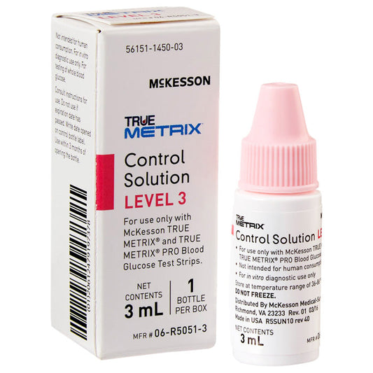 True Metrix Blood Glucose Level 3 Control Solution 3 mL