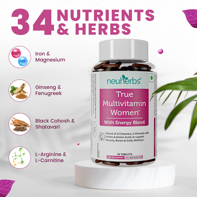 True Vitamin Women: Multivitamin Tablets For Women
