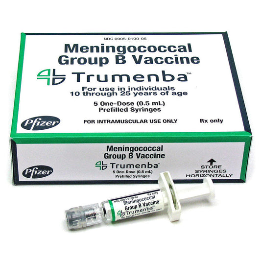 Trumenba Meningococcal Vaccine Group B Injection 0.5 mL x 5/Box Pfizer **Refrigerated