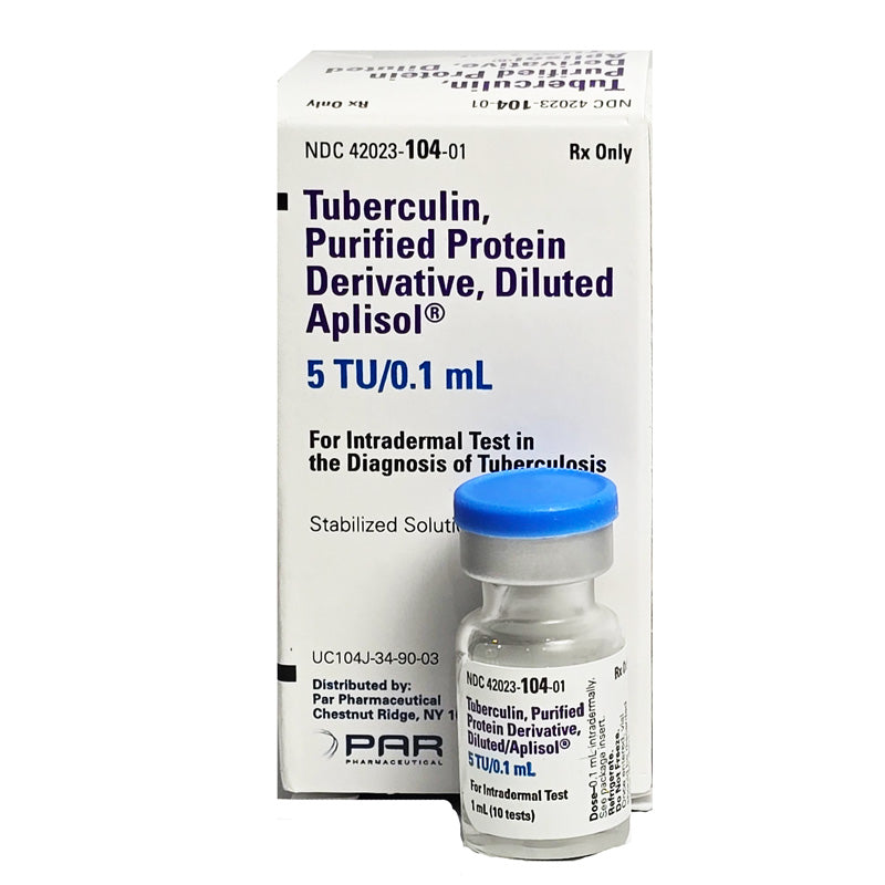 Aplisol Tuberculin Purified Protein Derivative Skin Test Diluted 1 mL ...