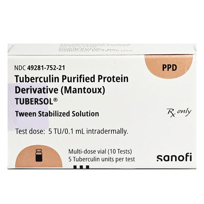 Tubersol Tuberculin Purified Protein Derivative 1 mL (10 Tests) (Rx) *Refrigerated *