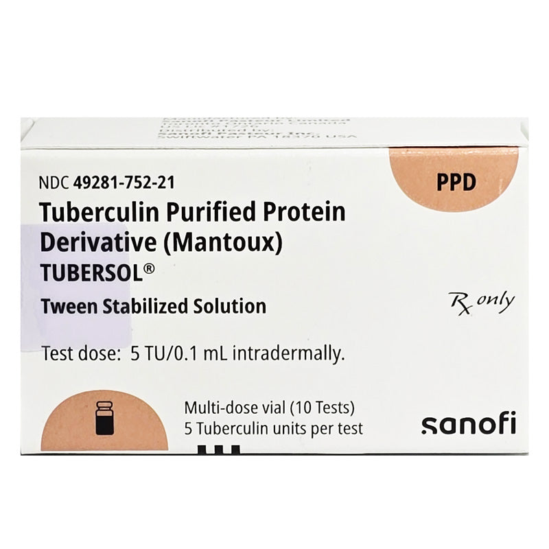 Tubersol Tuberculin Purified Protein Derivative 1 mL (10 Tests) (Rx) *Refrigerated *