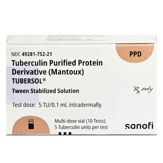 Tubersol Tuberculin Purified Protein Derivative 1 mL (10 Tests) (Rx) *Refrigerated *