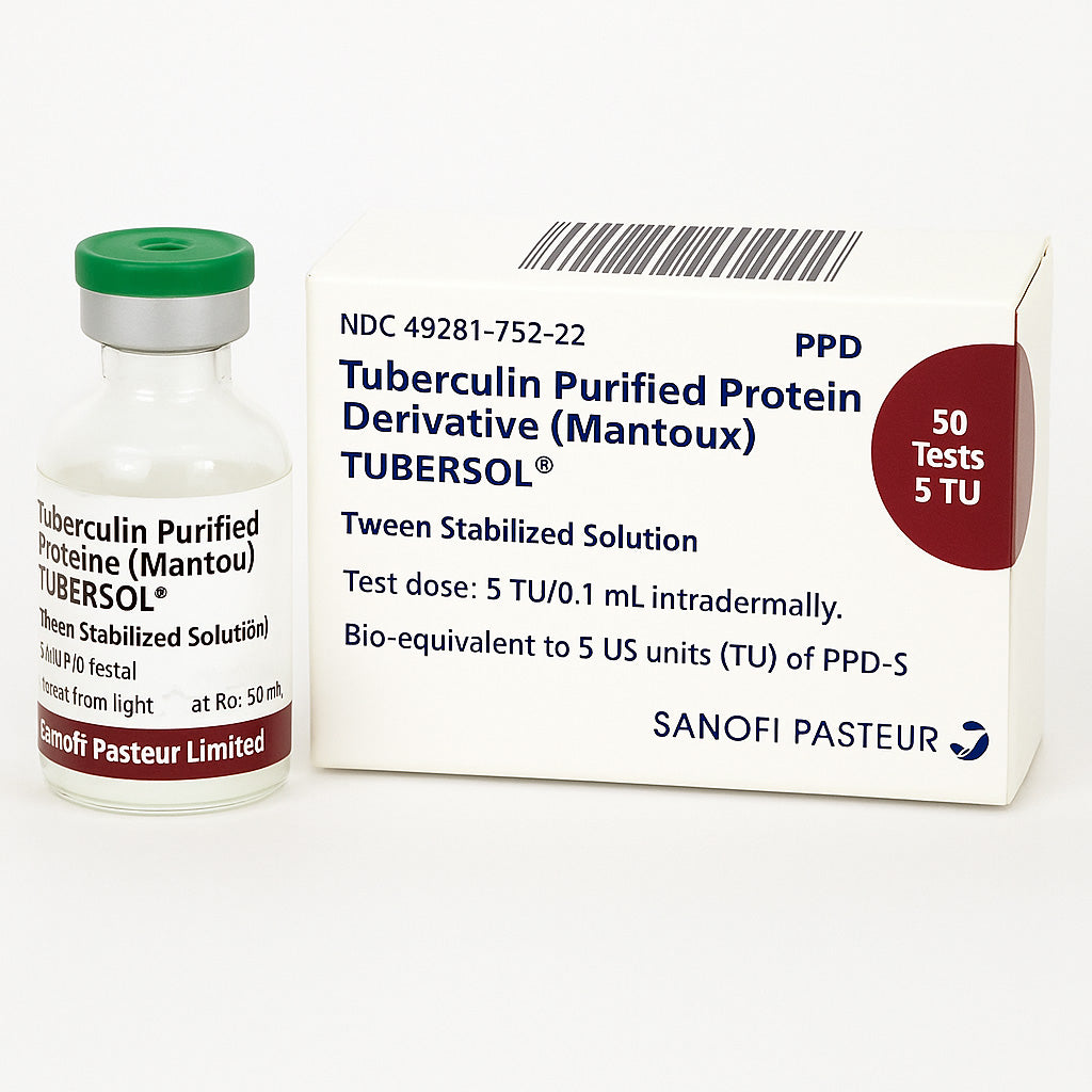 Tubersol Tuberculin Purified Protein Derivative (Mantoux) 5 mL (50 Tests) *Refrigerated