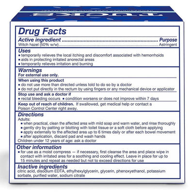 Tucks Medicated Cooling Hemorrhoid Relief Pads 100 Count