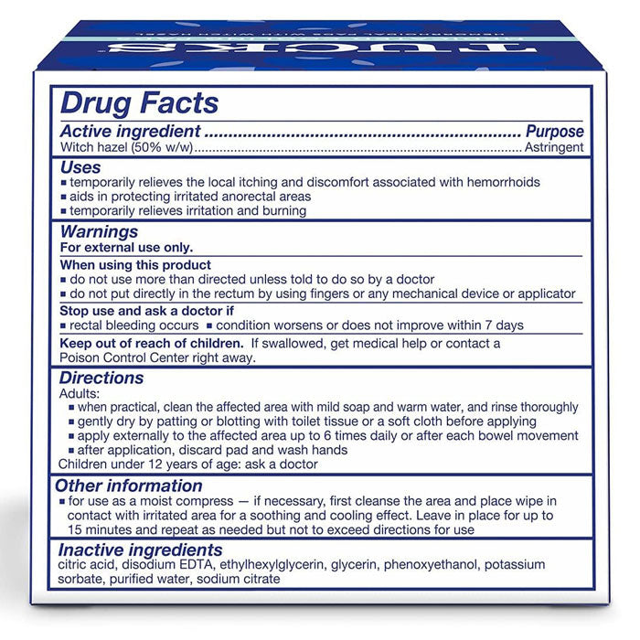 Tucks Medicated Cooling Hemorrhoid Relief Pads 100 Count