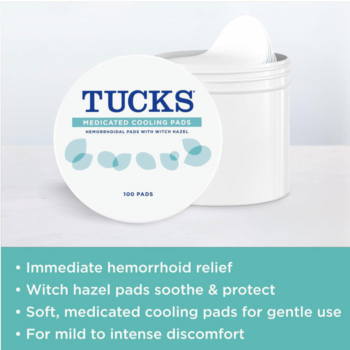 Tucks Medicated Cooling Hemorrhoid Relief Pads 100 Count