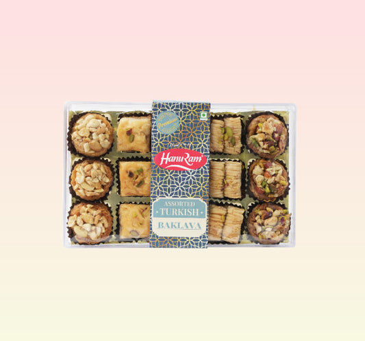 Hanuram Turkish Baklava Mix 25 Pc -  600 gms