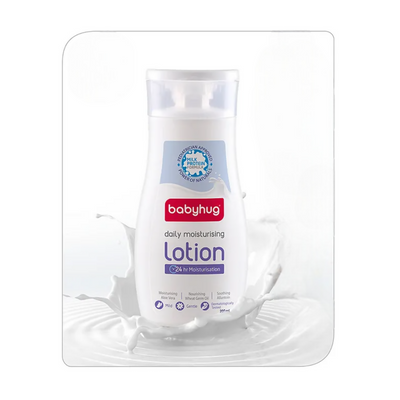 Babyhug Milk Protein Formula Daily Moisturising Milky Lotion