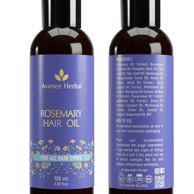 Avimee Herbal Rosemary Hair Care Routine Combo: Rosemary Water Spray & Rosemary Hair Oil