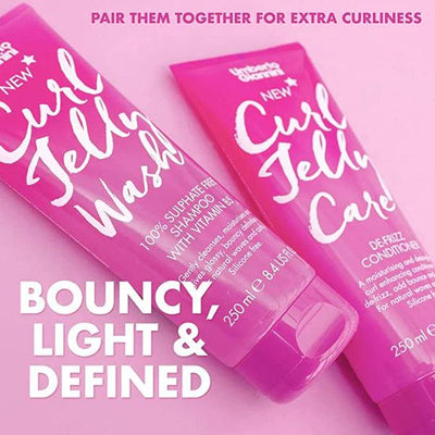 Umberto Giannini Curl Jelly Wash Curl Defining Shampoo & Curl Repair Mask | Revitalize & Define Curls with Nourishing Shampoo & Curl Repair Mask - Combo of