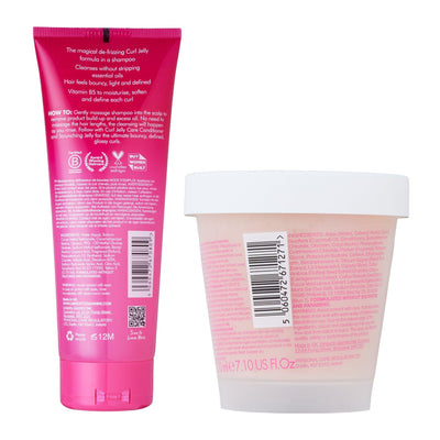 Umberto Giannini Curl Jelly Wash Curl Defining Shampoo & Curl Repair Mask | Revitalize & Define Curls with Nourishing Shampoo & Curl Repair Mask - Combo of