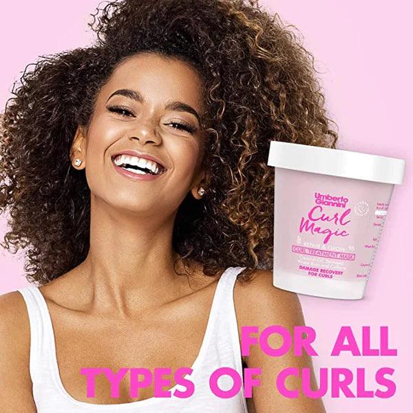 Umberto Giannini Curl Jelly Wash Curl Defining Shampoo & Curl Repair Mask | Revitalize & Define Curls with Nourishing Shampoo & Curl Repair Mask - Combo of