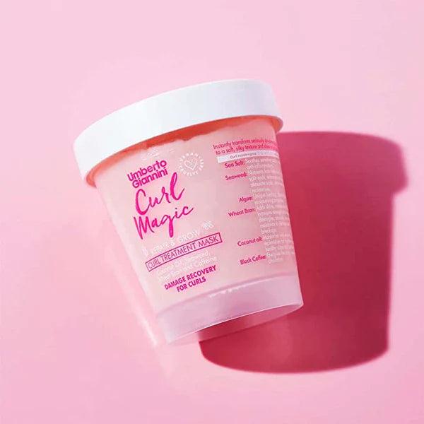 Umberto Giannini Curl Jelly Wash Curl Defining Shampoo & Curl Repair Mask | Revitalize & Define Curls with Nourishing Shampoo & Curl Repair Mask - Combo of