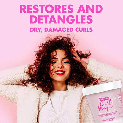 Umberto Giannini Curl Jelly Wash Curl Defining Shampoo & Curl Repair Mask | Revitalize & Define Curls with Nourishing Shampoo & Curl Repair Mask - Combo of