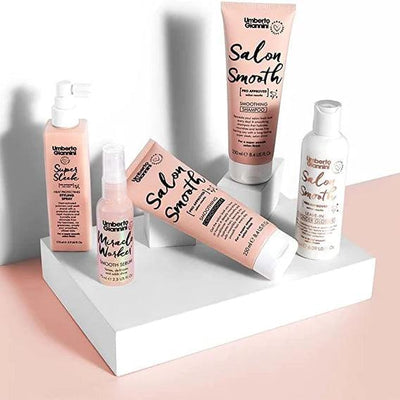 Umberto Giannini Salon Smooth Shampoo & Salon Smooth Conditioner | For Sleek, Frizz-Free Hair | Deep Cleanse & Nourishmnet for Salon-Quality Finish - Combo of 2