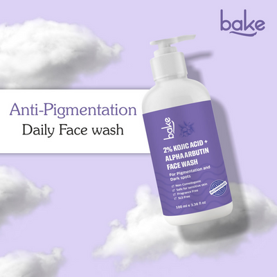 Bake 2% Kojic Acid Face Wash With Alpha Arbutin