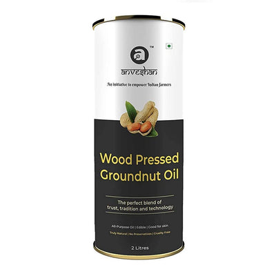Anveshan Wood Pressed Groundnut Oil