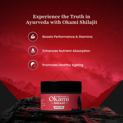 Wellcore Creatine (33 Servings, Tropical Tango) + Okami Shilajit Resin (20g) | Power & Stamina Booster | Lab Tested | For Men & Women