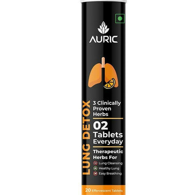 Auric Lung Detox Effervescent Tablets
