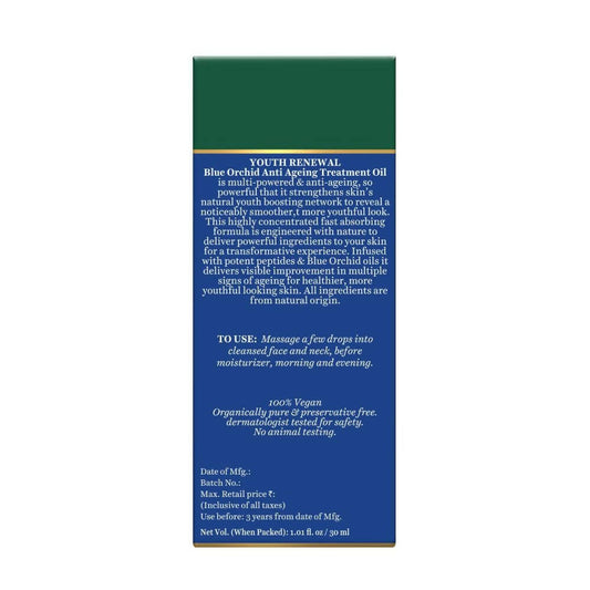 Biotique Youth Renewal Blue Orchid Anti-Ageing Treatment Oil